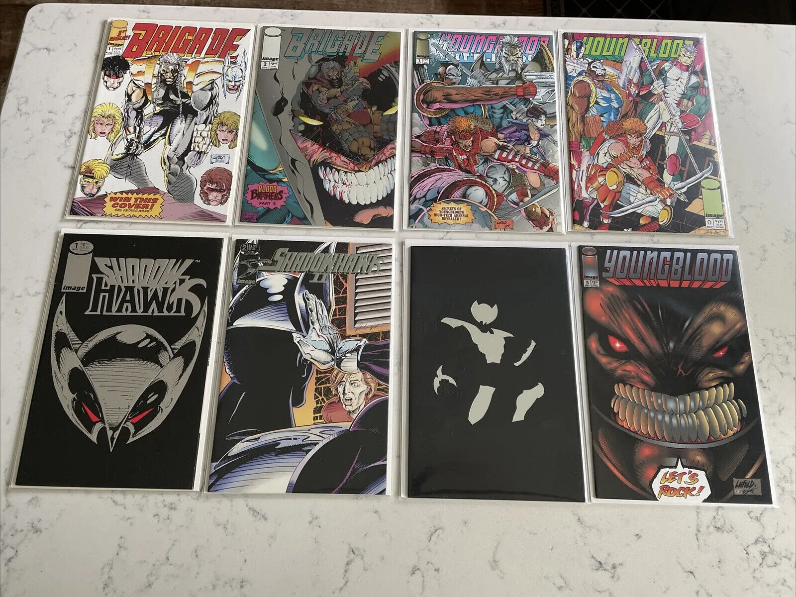 IMAGE COMIC BOOK LOT #1 ALL NM BRIGADE SHADOWHAWK YOUNGBLOOD