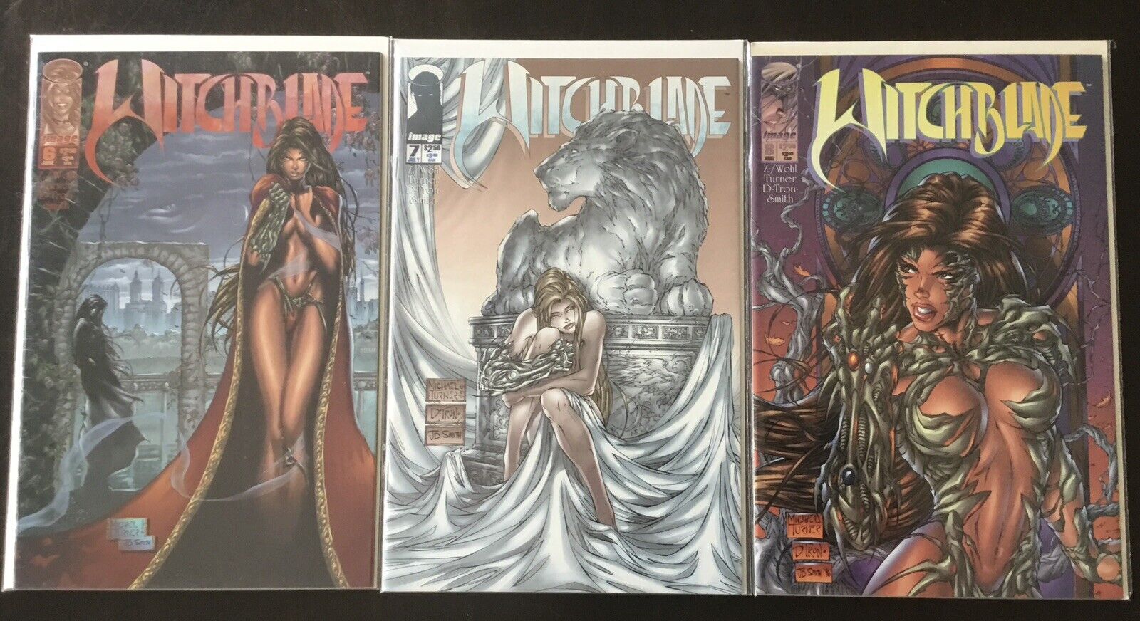 Witchblade #6 7 8 Michael Turner Covers Image Comics 1996 Lot of 3 High Grade