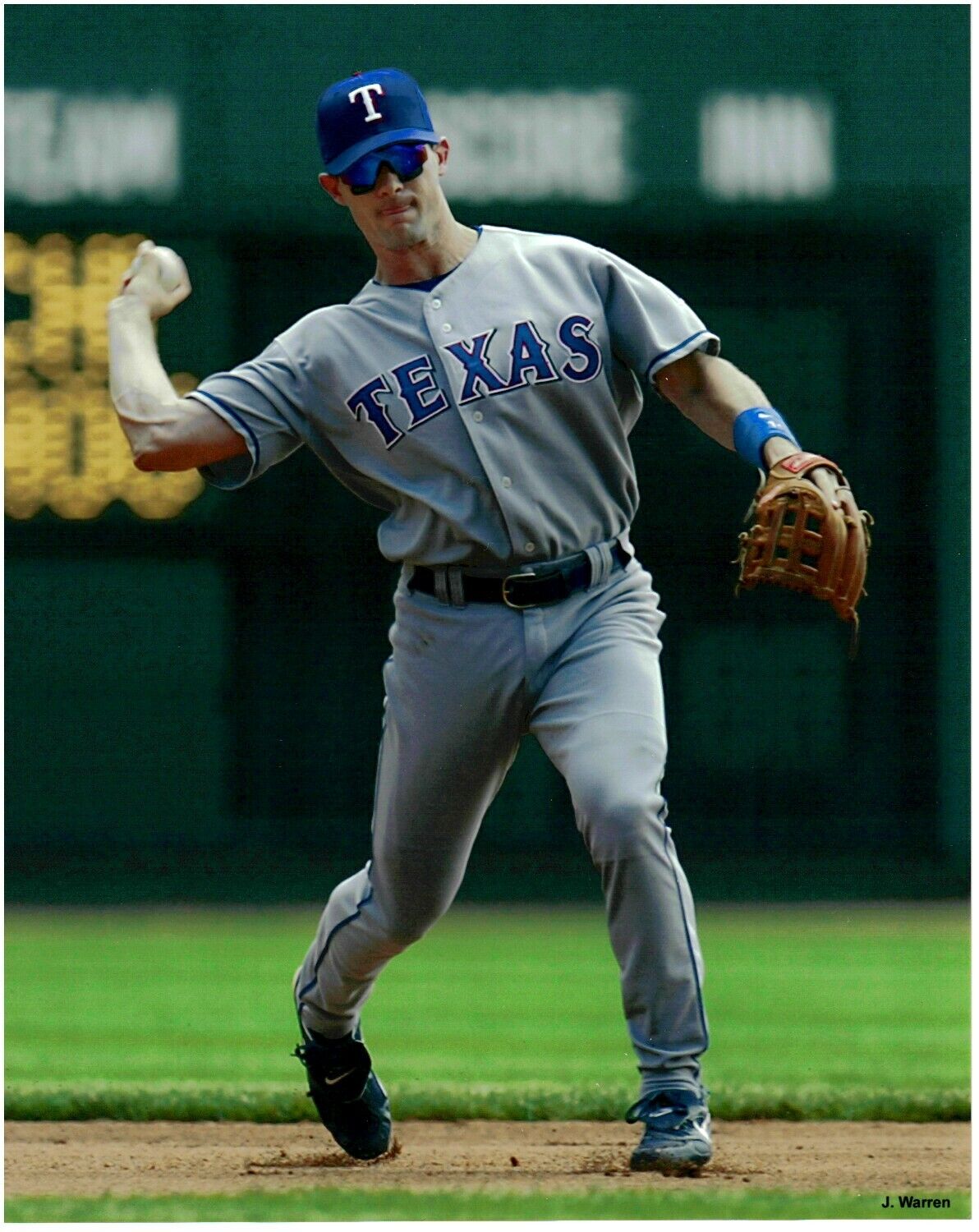 Michael Young Texas Rangers 8x10 Baseball Photo