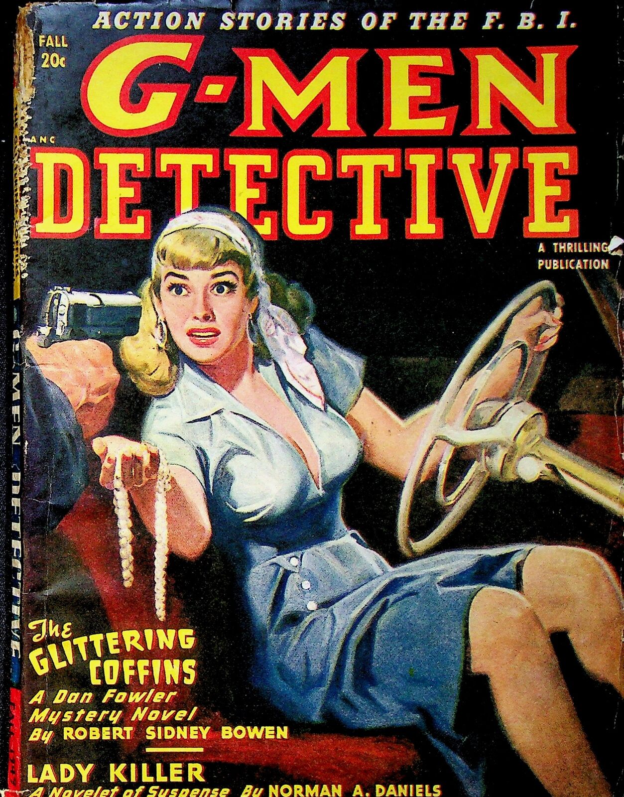 G-Men Detective Pulp Sep 1949 Vol. 36 #1 VG