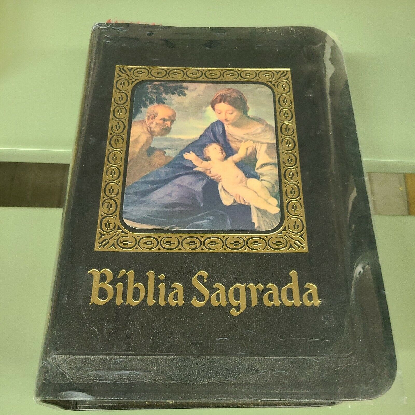 Vintage 1968 Biblia Sagrada in PORTUGUESE Edicao Ecumenica Barsa 12\