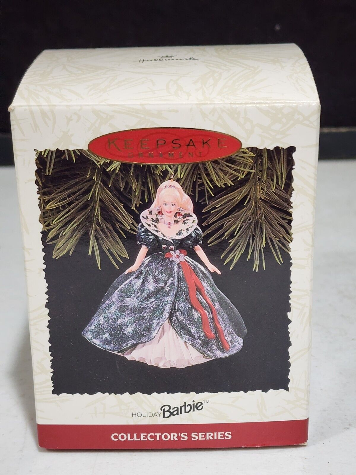 1995 Hallmark Keepsake Holiday Barbie Collectors Series Ornament IN BOX