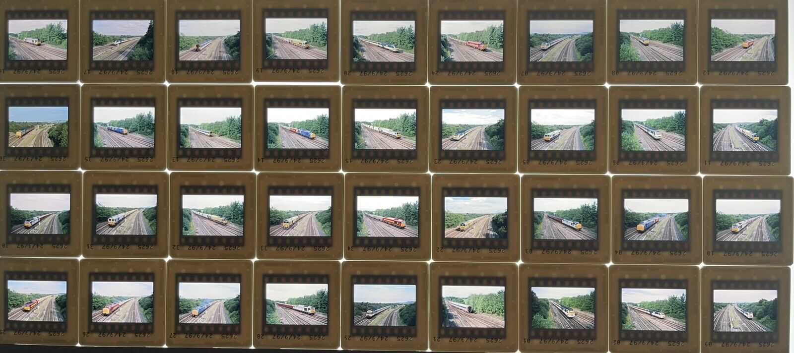 Original 35mm Train Slides X 36 Fairwood Junction  Dated 1997 (T10)