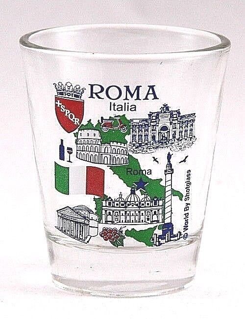 ROME ITALY GREAT ITALIAN CITIES COLLECTION SHOT GLASS SHOTGLASS