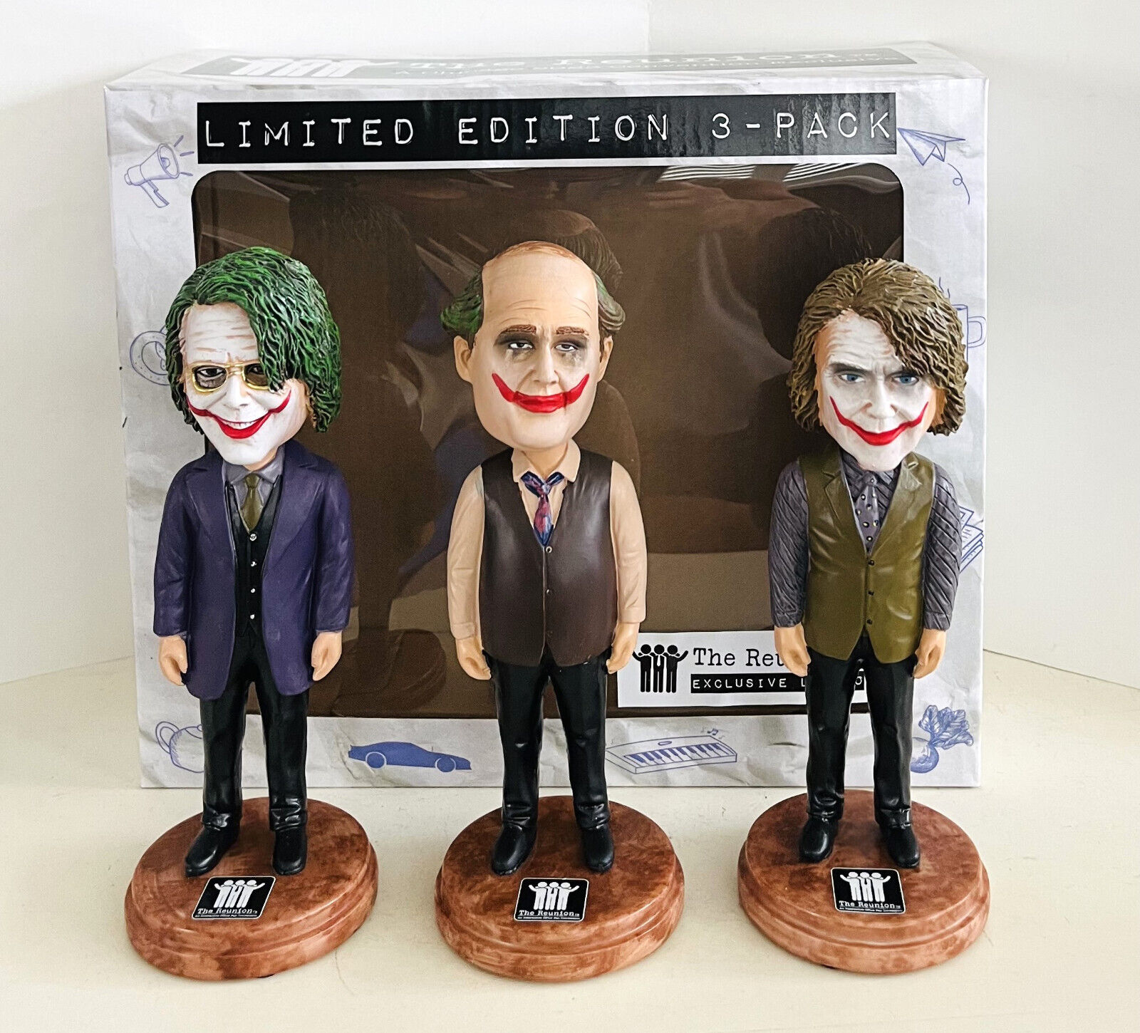 Pick your JOKER Creed Kevin Malone Dwight Schrute The Office Reunion Bobblehead