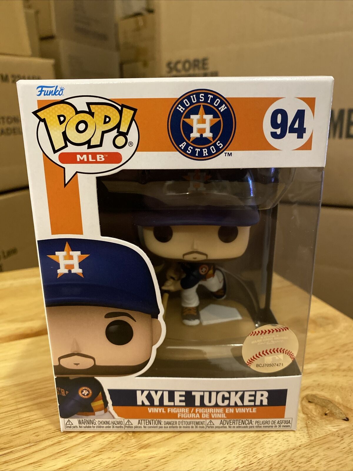 Funko Pop MLB Houston Astros Kyle Tucker Funko Pop Vinyl Figure #94 - Mint