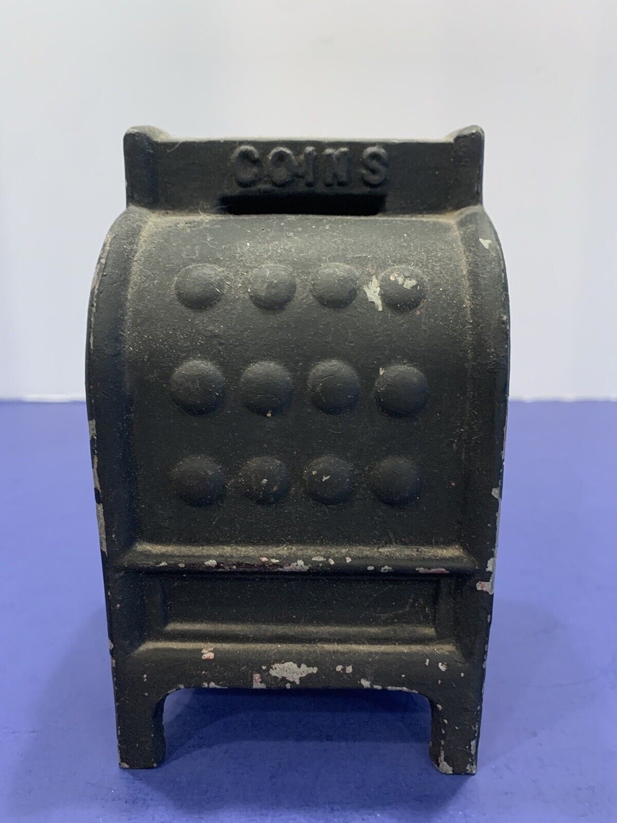 Vintage Cast Iron Cash Register Still Coin Bank