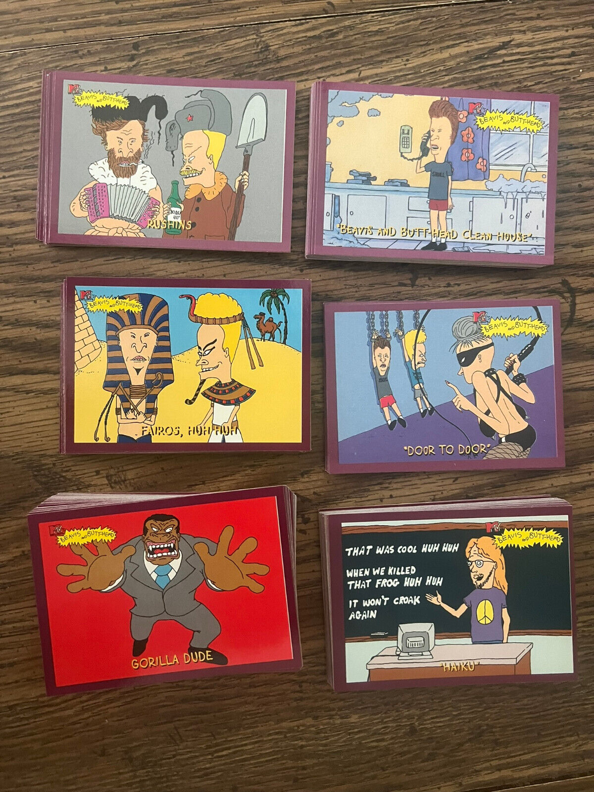 1994 Topps U.K. Beavis And Butthead Trading Cards Pick Your Card ALL $2.50