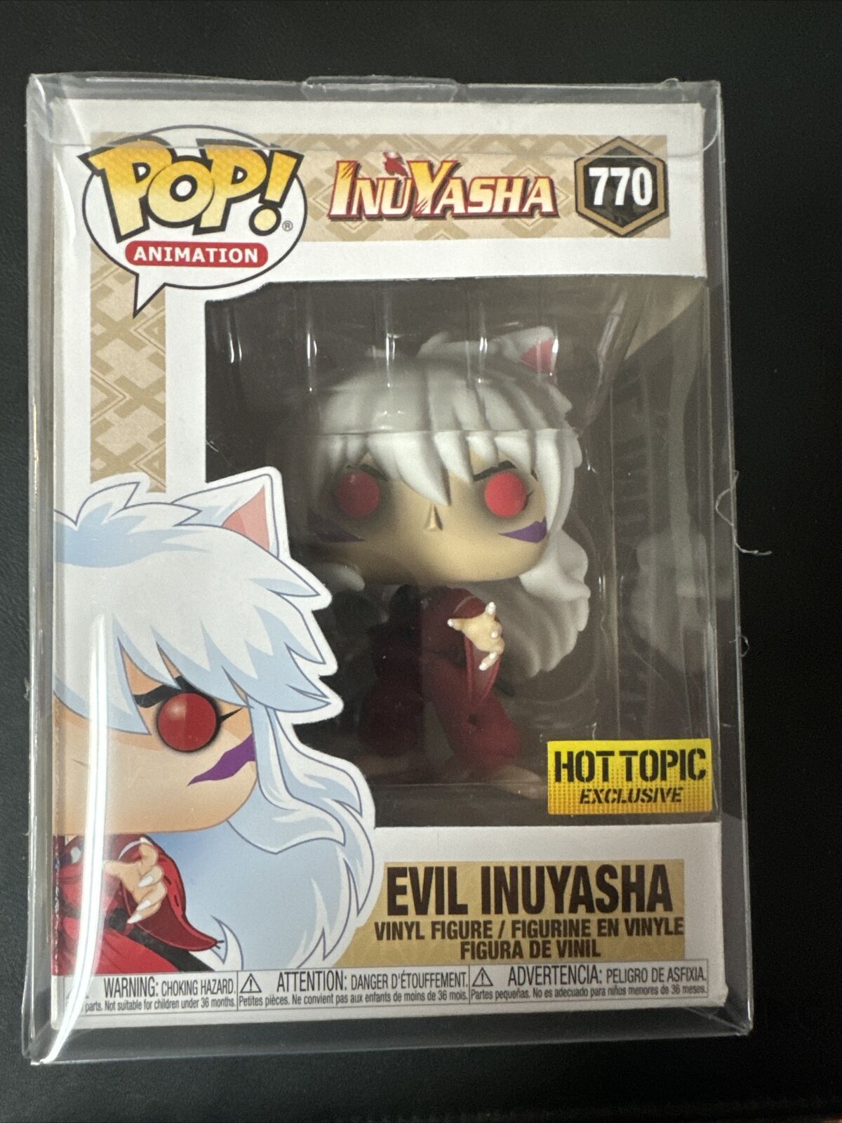 Funko Pop Inuyasha Series Evil Inuyasha Hot Topic Exclusive 
