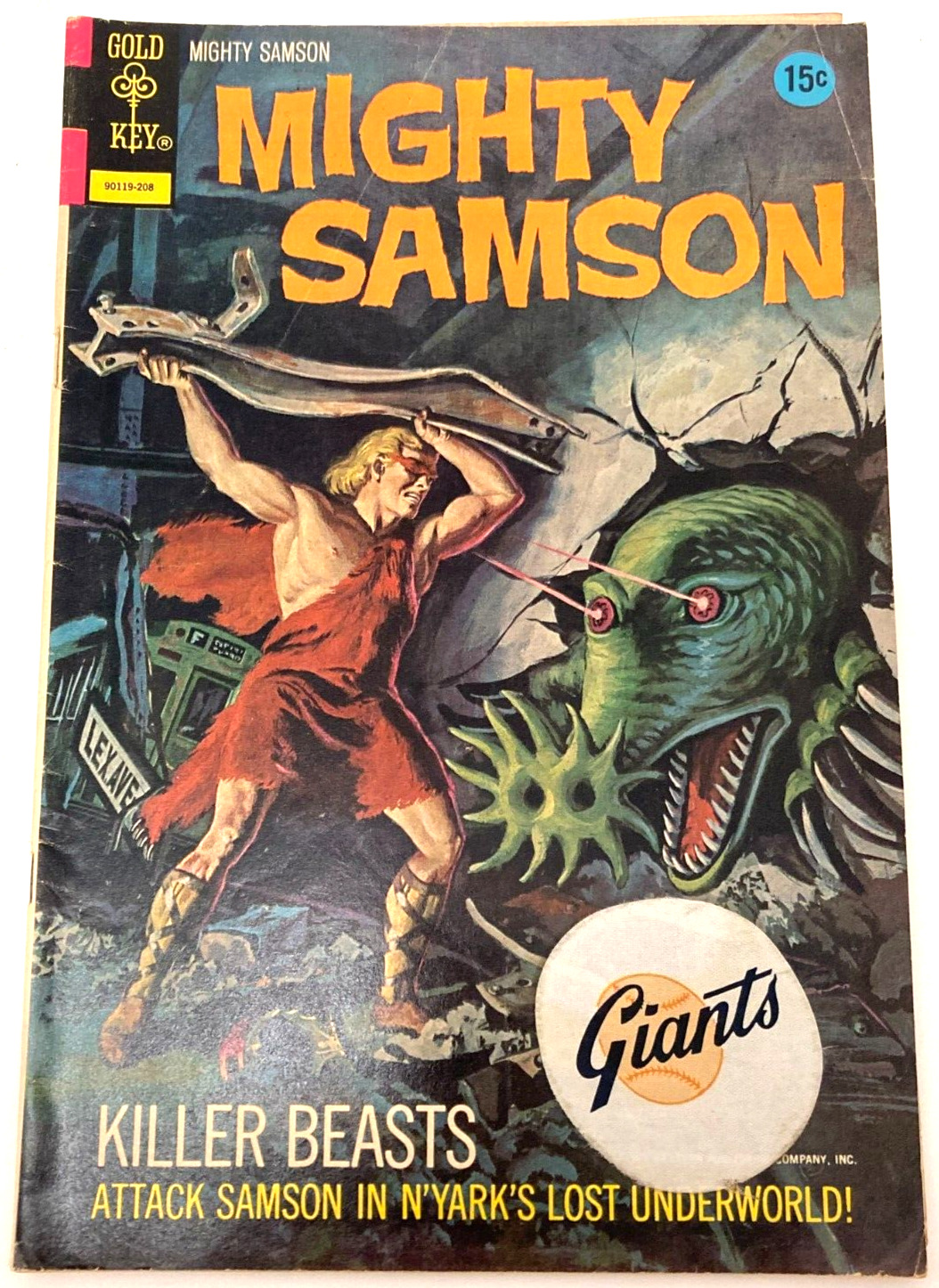 Mighty Samson #21 - Silver Age Gold Key Comics