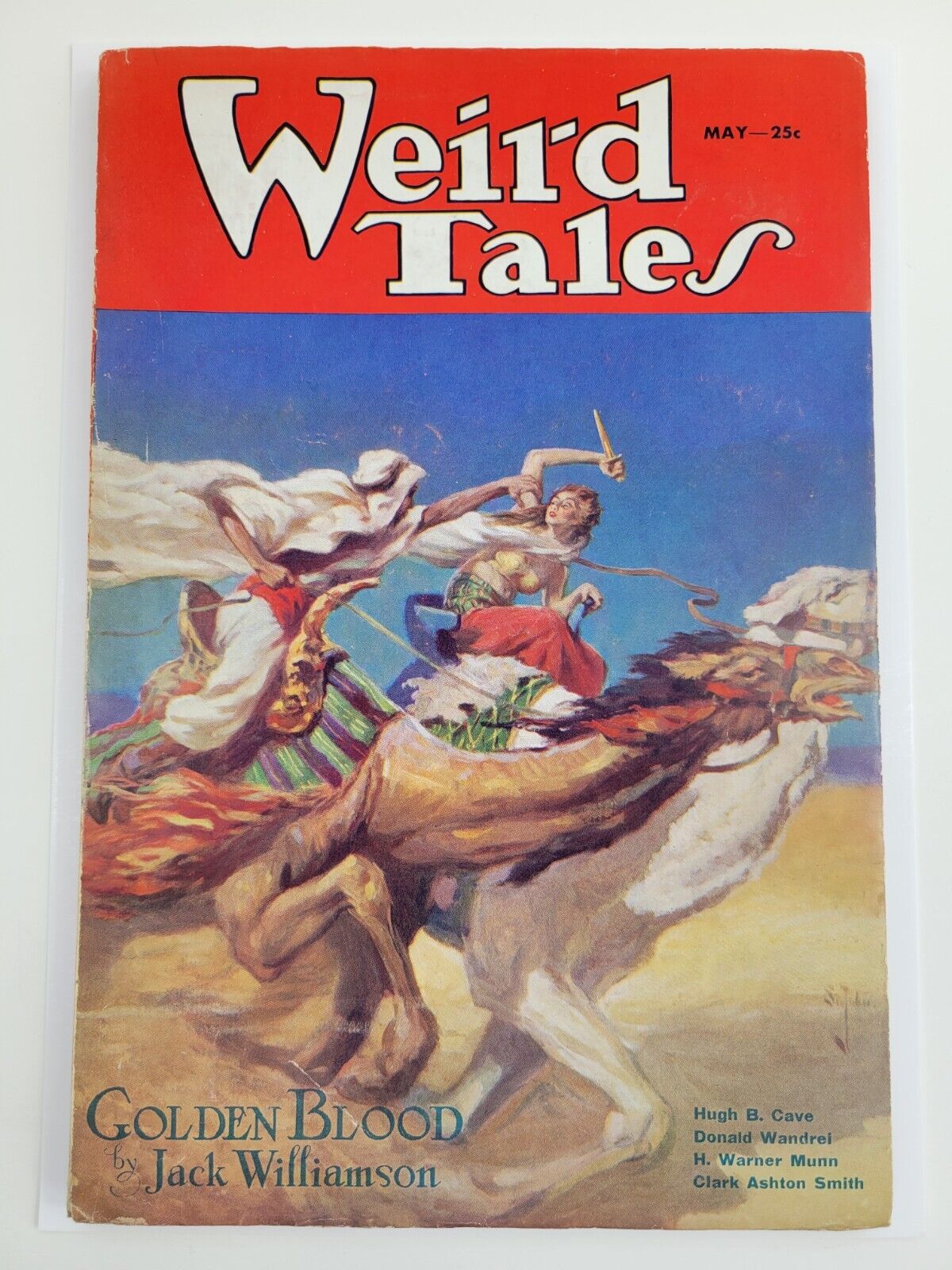 Weird Tales Pulp Magazine May 1933 Clark Ashton Smith - St John Cover