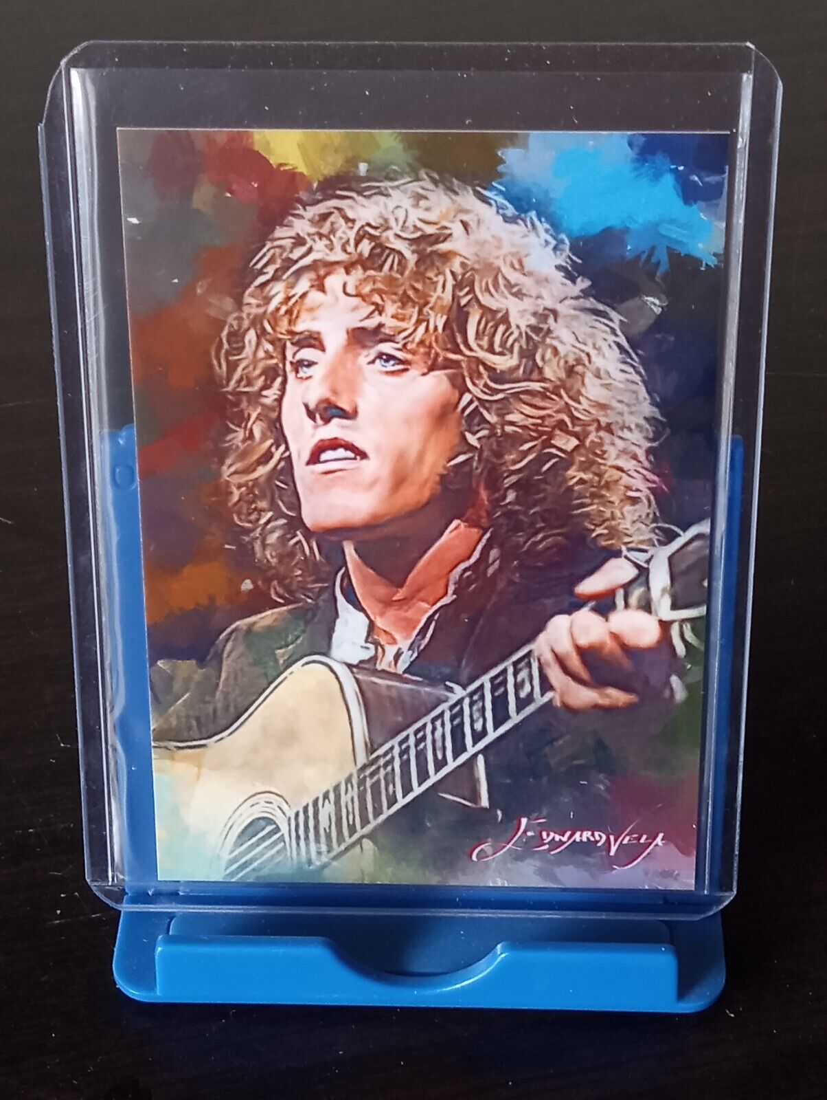 F25B Roger Daltrey  #1 The Who - ACEO Art Card Signed by Artist 50/50