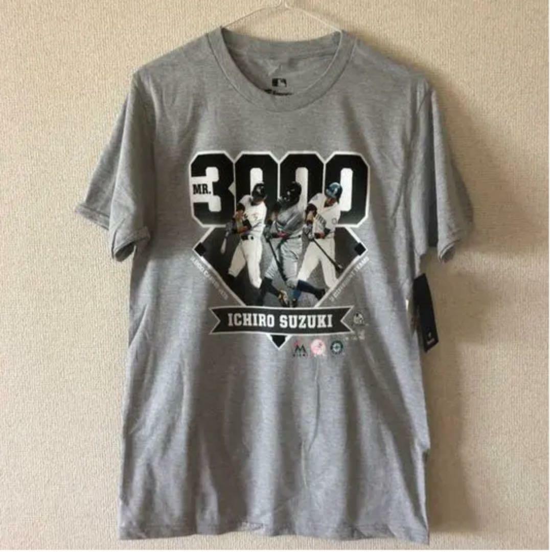 Japanese baseball MLB ICHIRO Official 3000 hits commemorative T-shirt M size