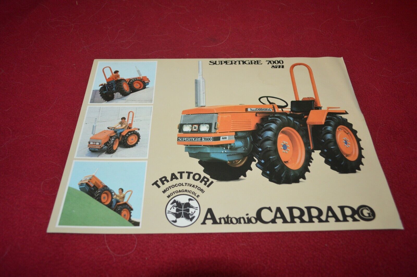 Antonio Carraro Supertigre 7000 Tractor Brochure FCCA 