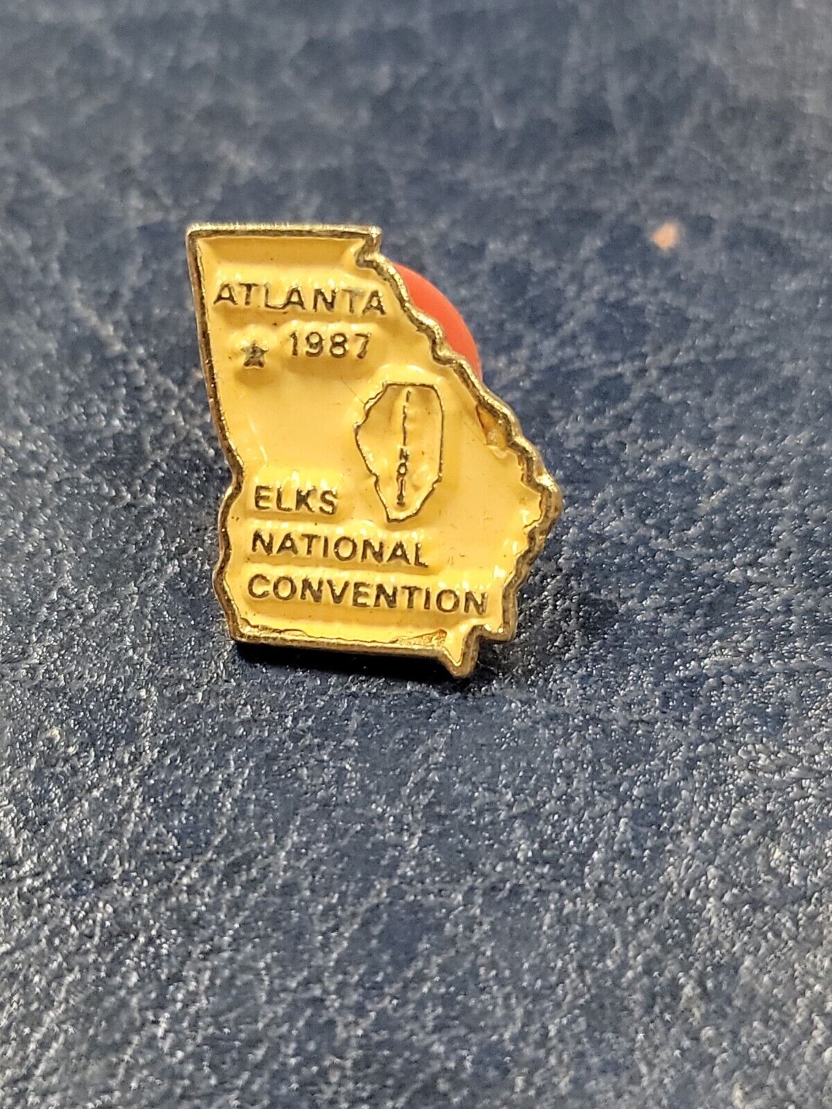 1987 ATLANTA ELKS NATUONAL CONVENTION PINBACK PIN