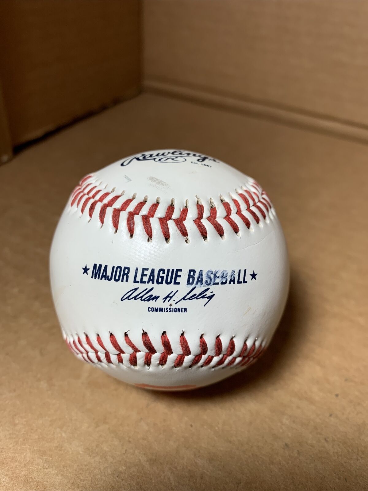 Vintage 2009 Rawlings San Francisco GIANTS MLB Baseball Logo Ball Allan SELIG SF