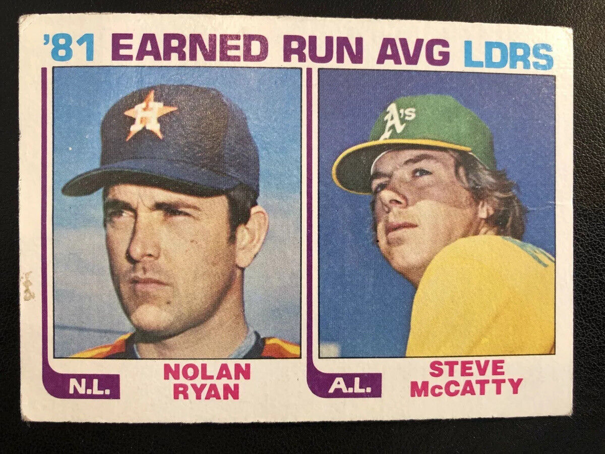 1982 Topps - Nolan Ryan - #167 - League Leaders - Houston Astros