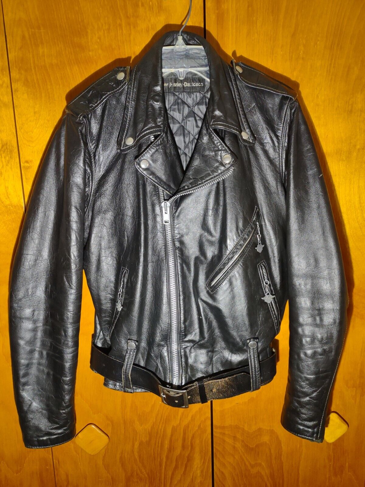 VTG AMF Harley Davidson Cycle Champ jacket - 4 Sided Stitched Label