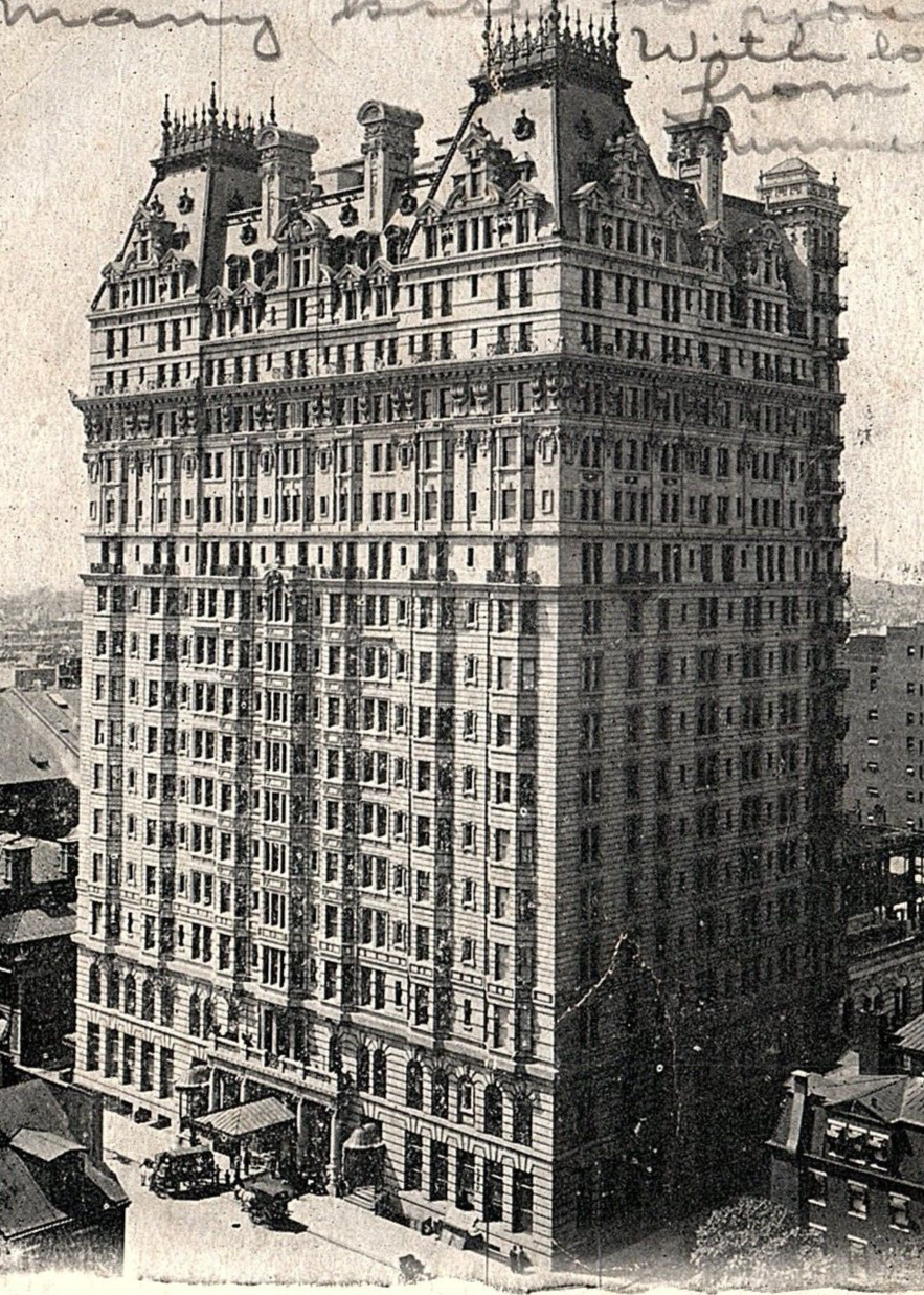 1910 PHILADELPHIA PA THE BELLEVUE-STRATFORD HOTEL EARLY POSTCARD 44-173