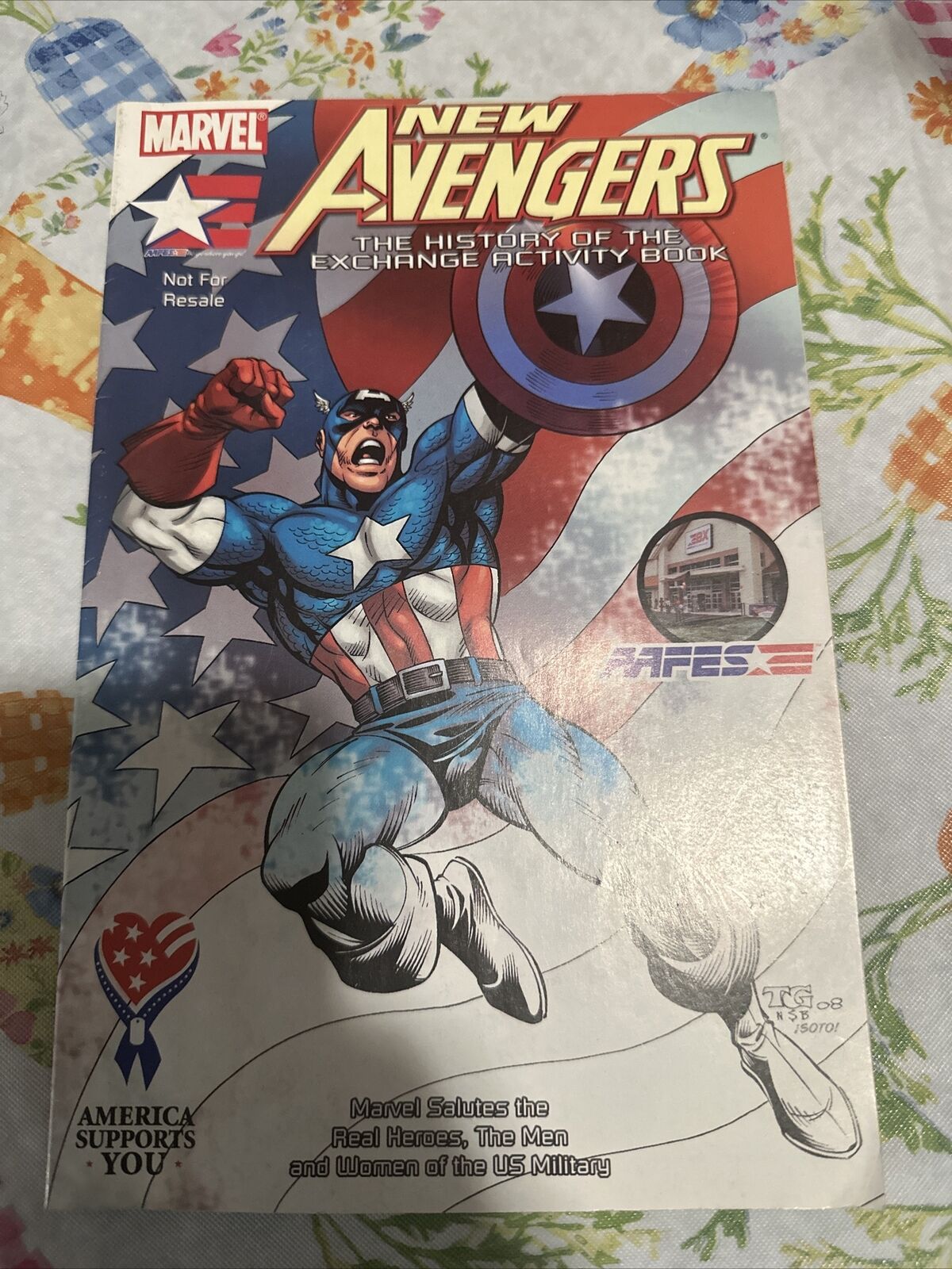 New Avengers activity book, extremely HTF AAFES