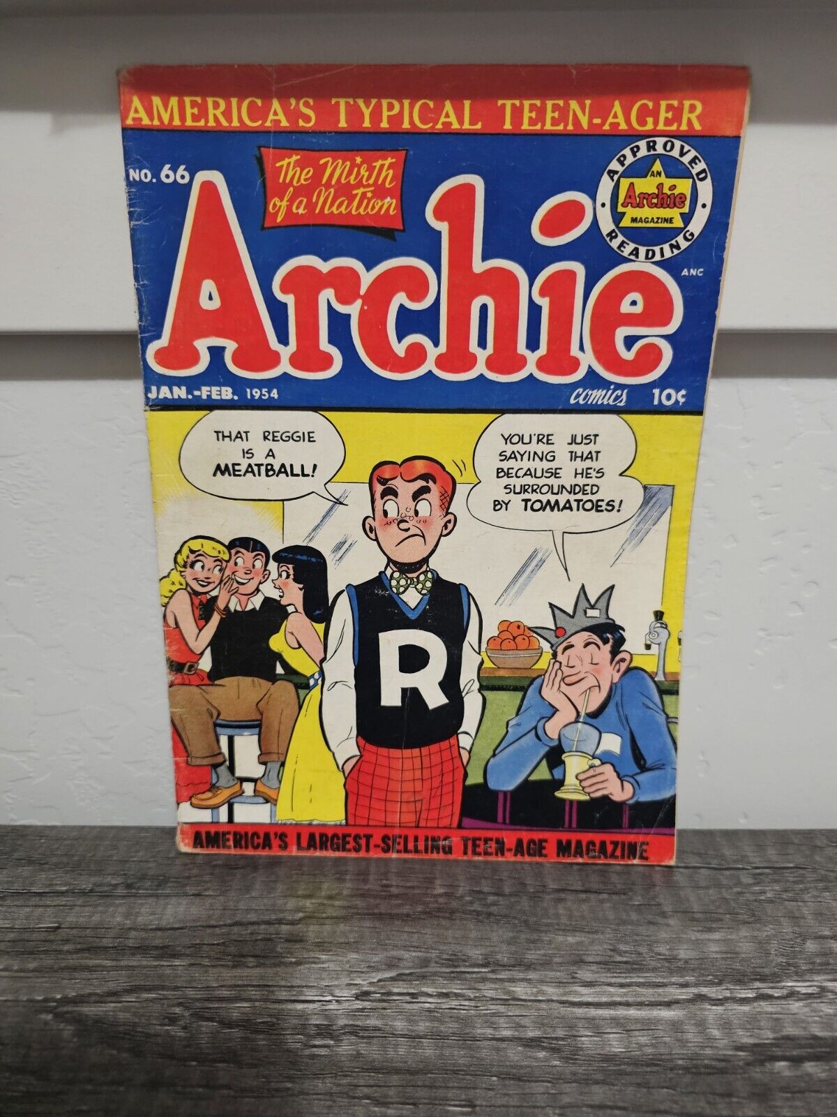 ARCHIE COMICS #66 GOLDEN AGE -JANUARY - FEBRUARY 1954 