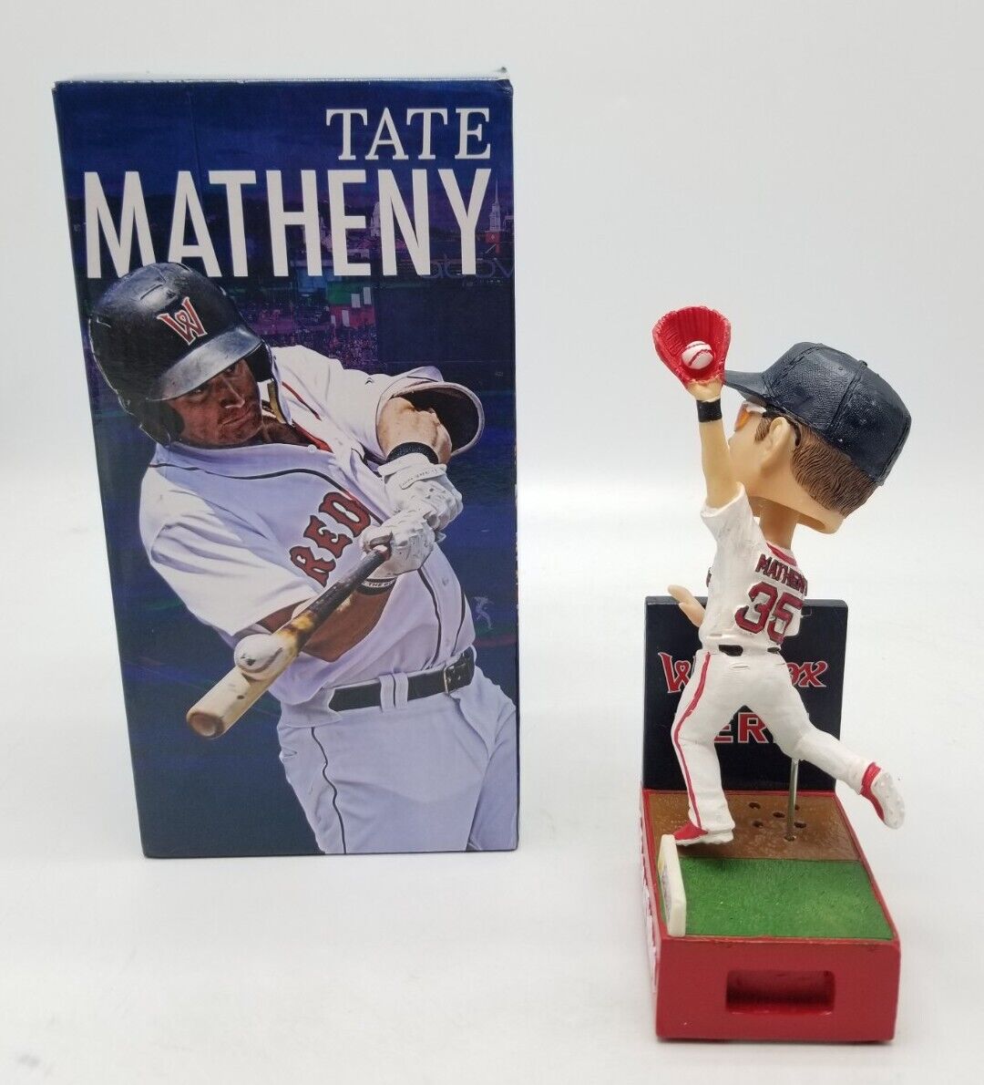 TATE MATHENY Worcester Red Sox WooSox 2022 SGA Bobblehead Promo with Voice Chip