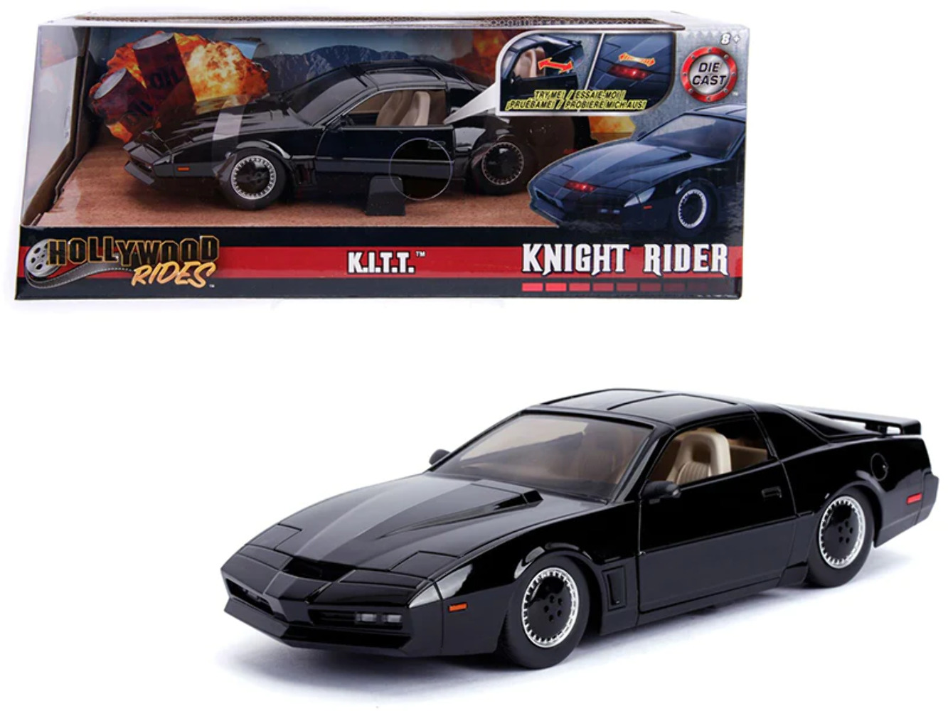 1982 Pontiac Firebird Trans Light KITT Knight Rider 1/24 Diecast Model Car