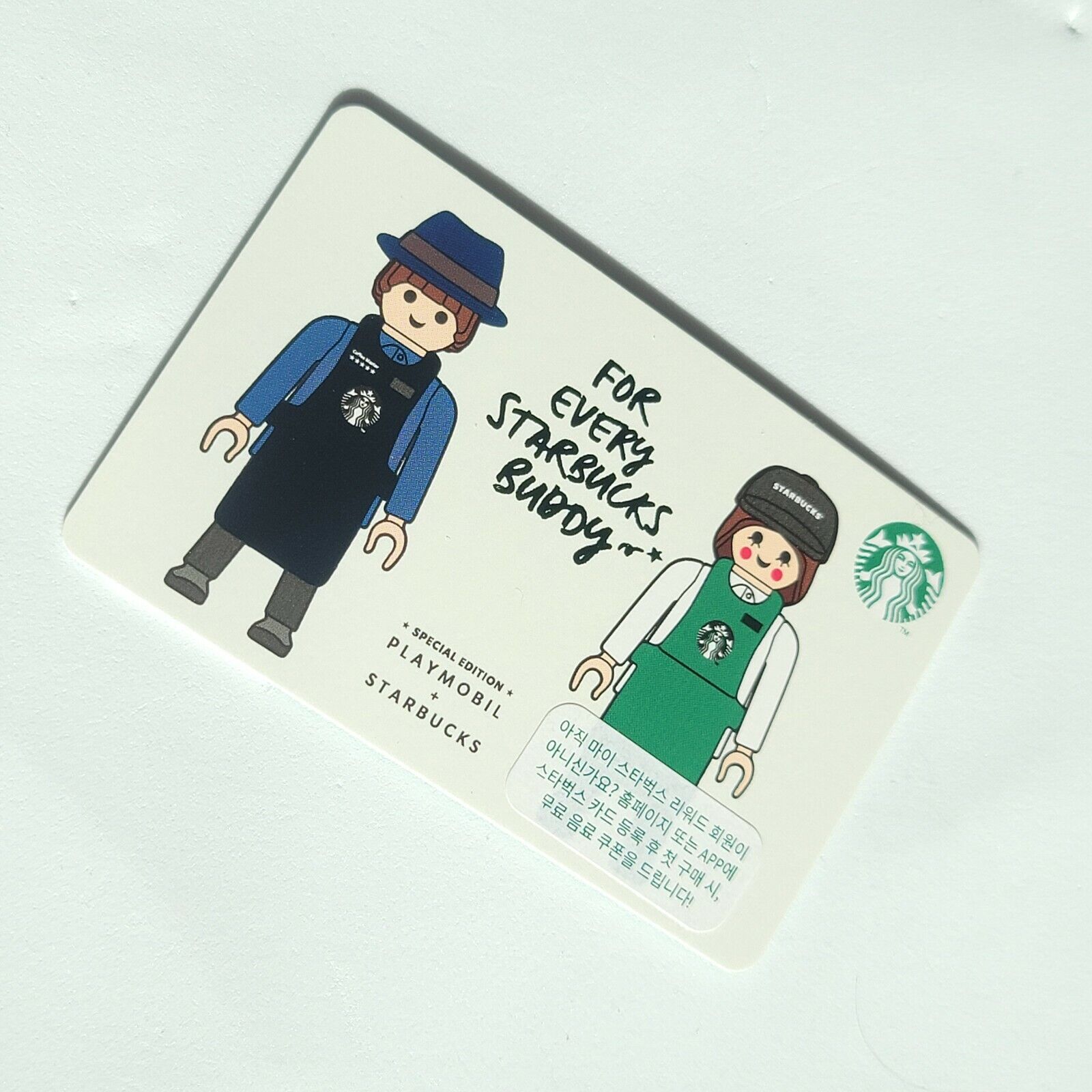 Starbucks Korea 2021 Playmobil partner barista JOY figures special edition