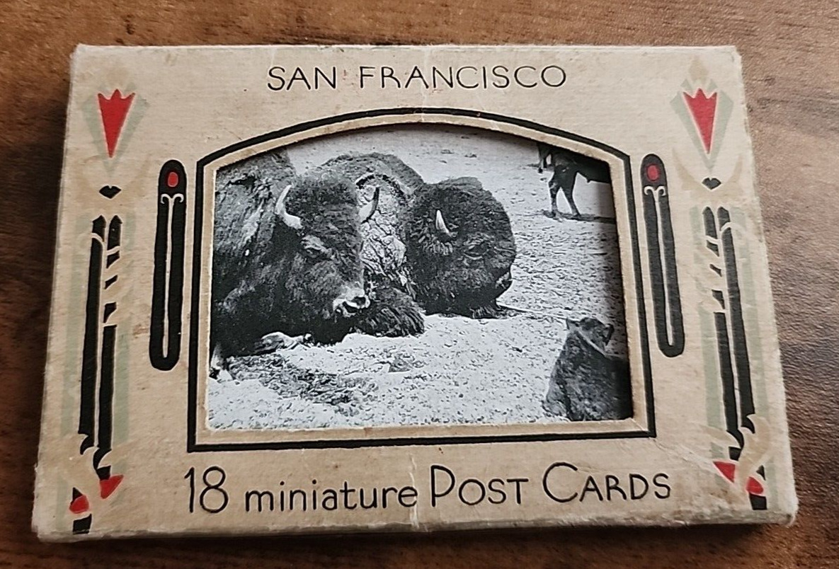 San Francisco  18 Miniature Post Cards