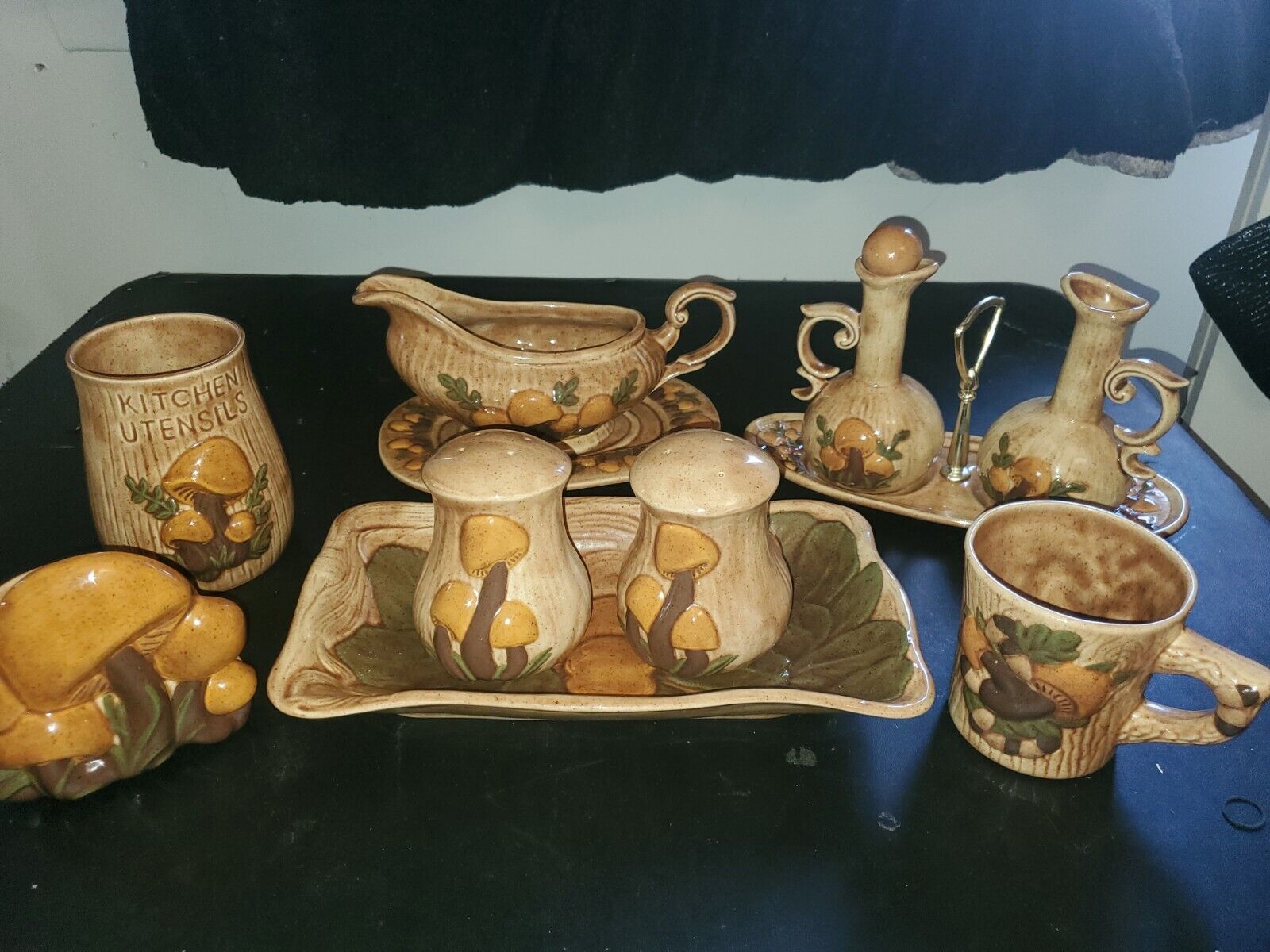 Vintage Mid Century 1970\'s Ceramic Arnel\'s Merry Mushroom  Retro