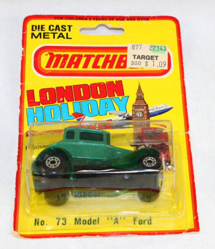 1979 Matchbox Diecast Toy Car Truck MB73 Model A Ford London Holiday Sweepstakes
