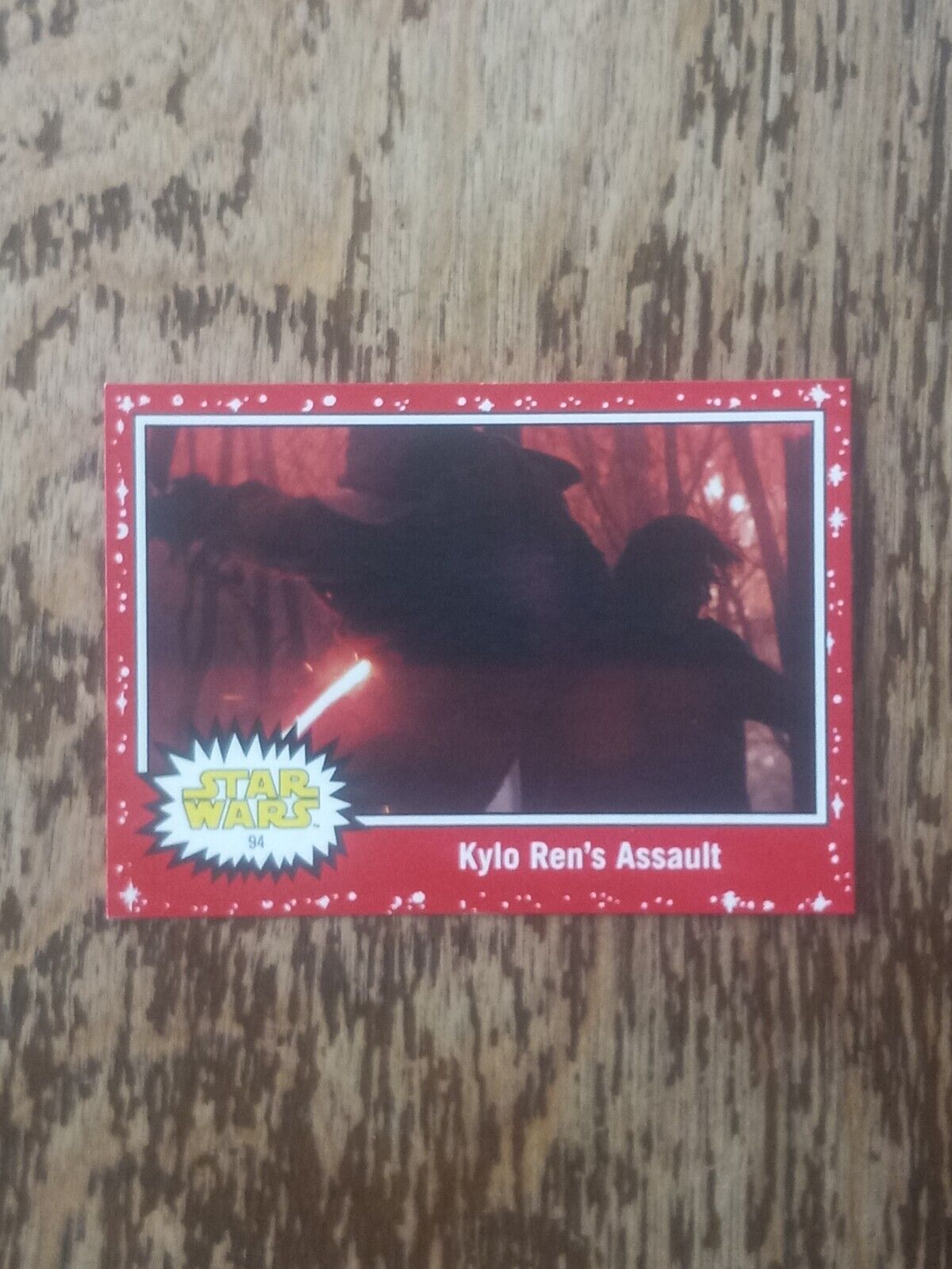 2019 Topps Star Wars Journey to Rise of Skywalker Kylo Ren\'s Assault (Red) No #