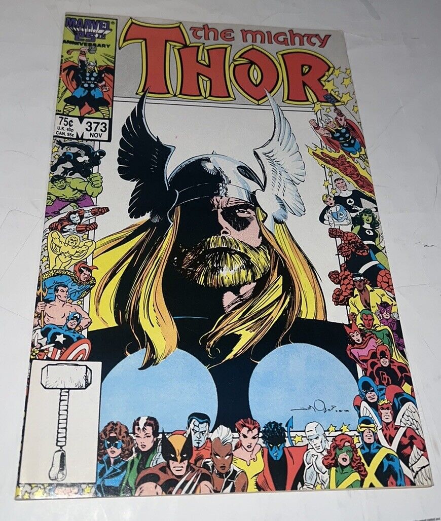 The Mighty Thor #373 Marvel Comics 25th Anniversary Issue VF/NM book 1983