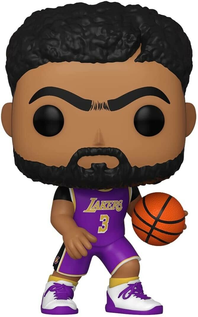 FUNKO • NBA • Lakers • Anthony Davis (Purple Jersey) #120 w/Protect • Ships Free