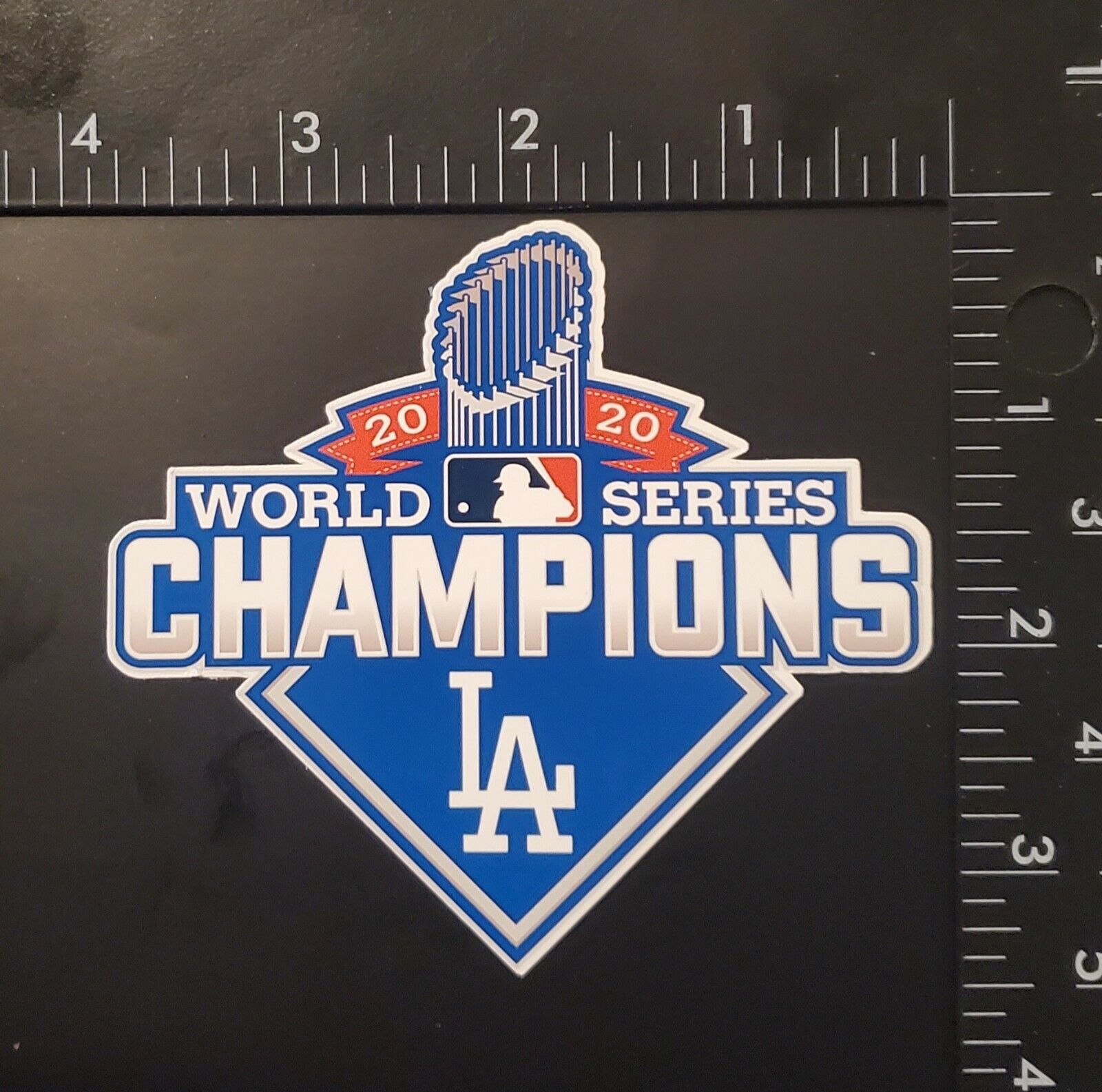 Los Angeles Dodgers 2020 World Series Champions Vinyl Sticker 4\