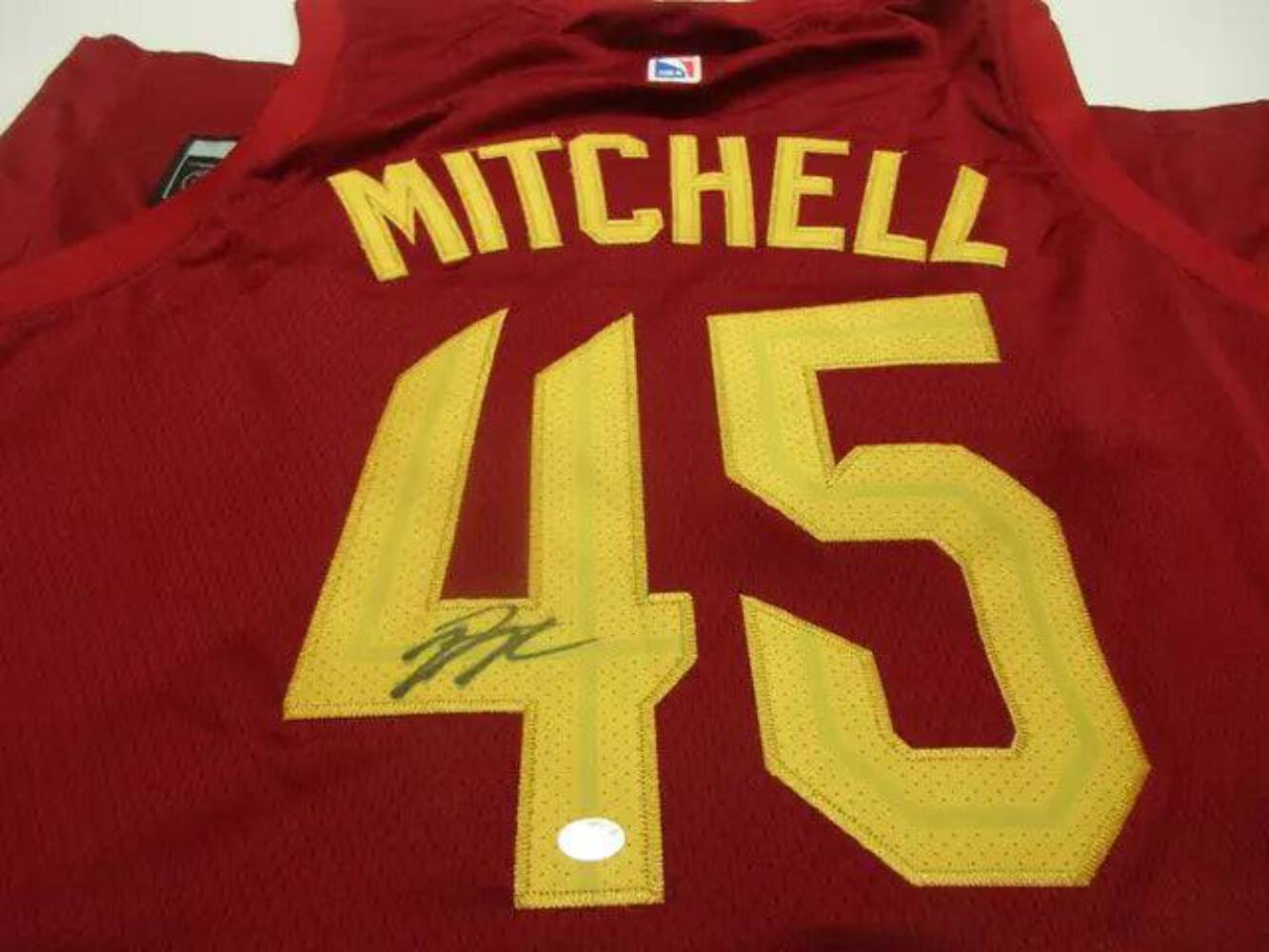 Donovan Mitchell of the Cleveland Cavaliers signed autographed basketball jersey