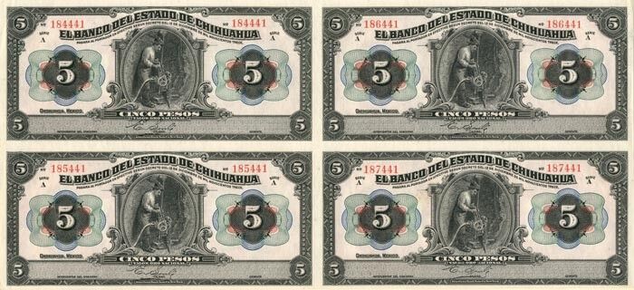 Mexico - El Banco Del Estado De Chihuahua - Foreign Paper Money - Paper Money - 
