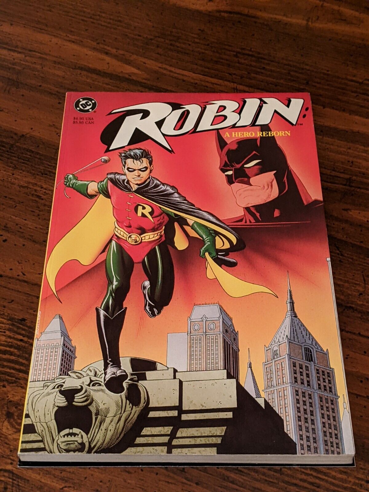 ROBIN: A HERO REBORN TPB BRIAN BOLLAND COVER ART 1st PRINTING 1990 pics plus Dv0