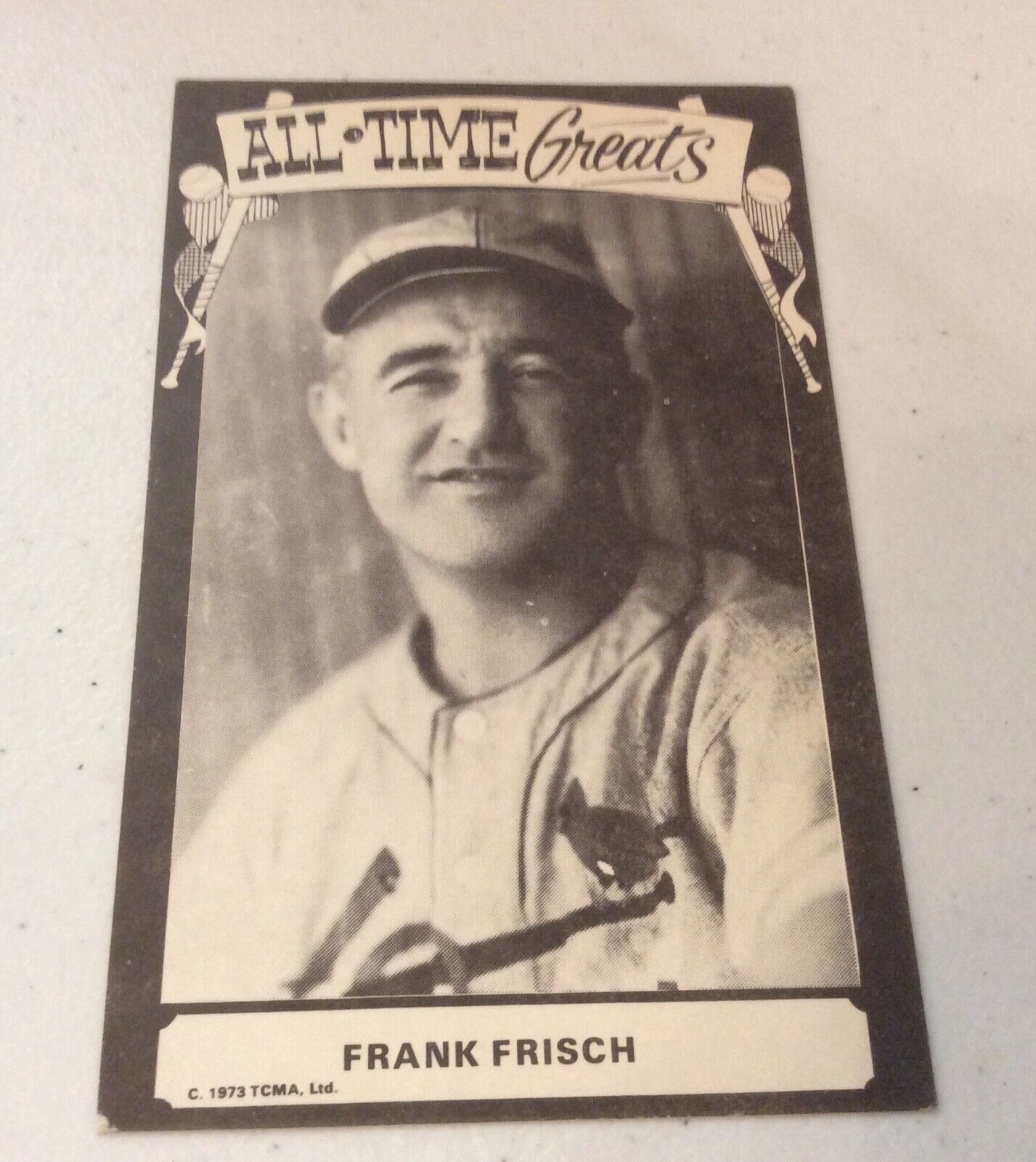 1973-80 TCMA All-Time Greats Postcard Frank Frisch Blank Back MLB Baseball