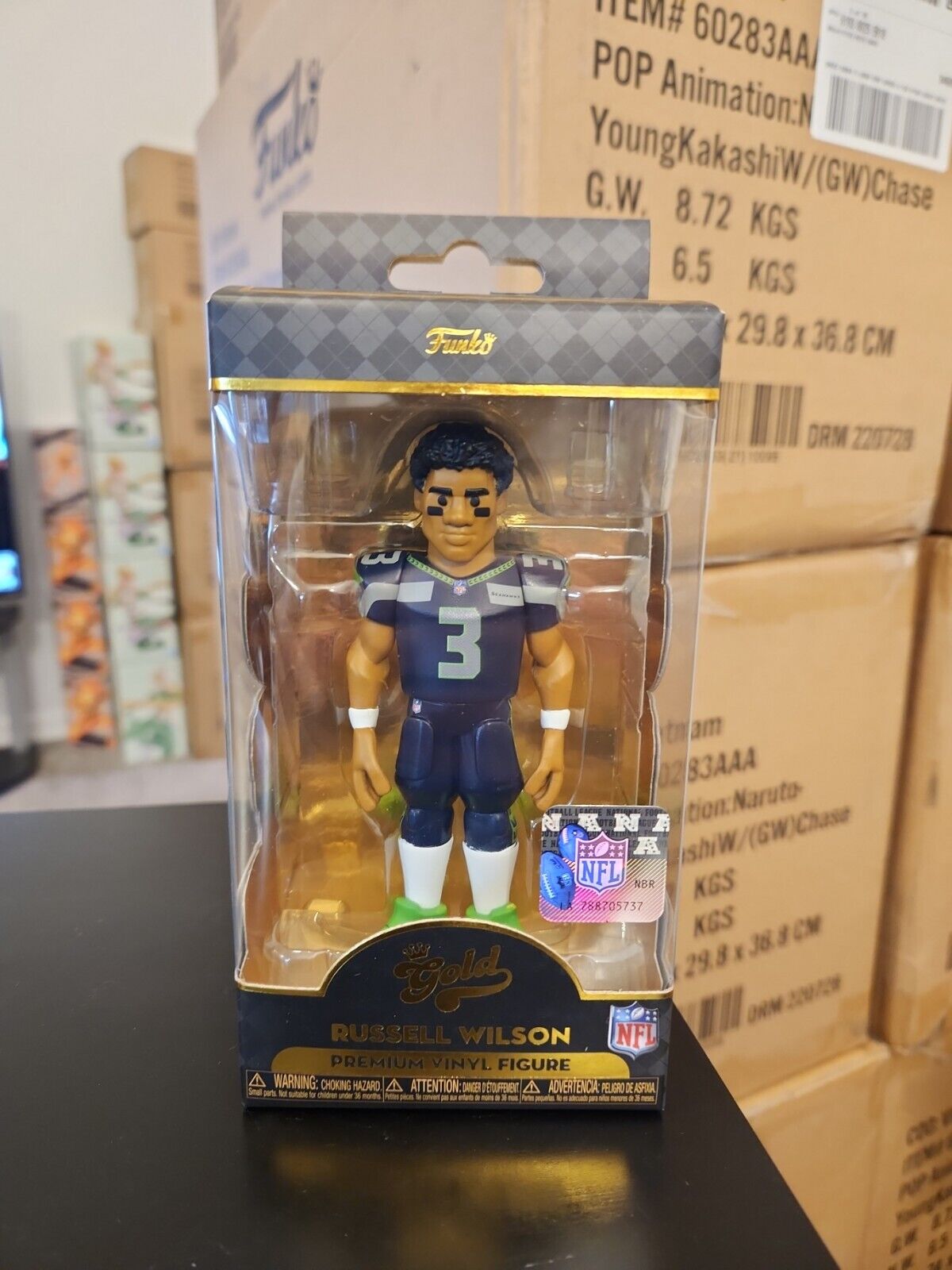 FUNKO GOLD 5 NFL: Seahawks- Russell Wilson (Home Uniform) 5 Inch Common