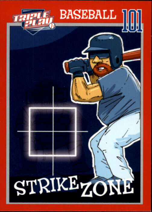 2013 (BB) Triple Play Baseball 101 #7 Strike Zone