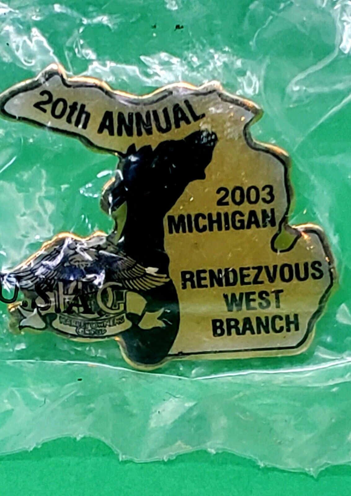 20th Annual 2003 Michigan Rendezvous West Branch HOG (Harley Owners Group) Pin