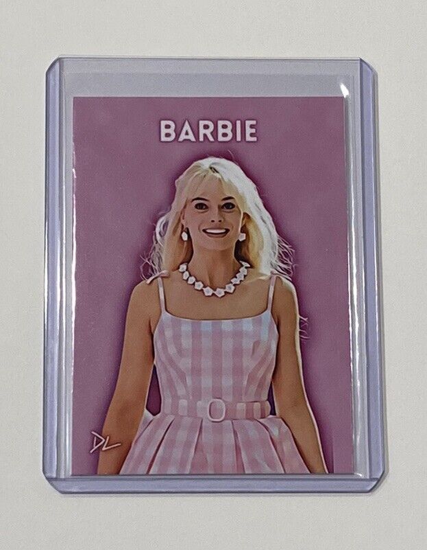Barbie Limited Edition Artist Signed “Barbie The Movie” Margot Robbie Card 4/10