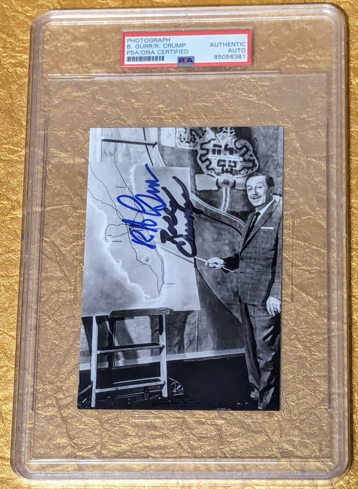 Rolly Crump & Bob Gurr Autograph Walt Disney Imagineers PSA/DNA Signed Photo