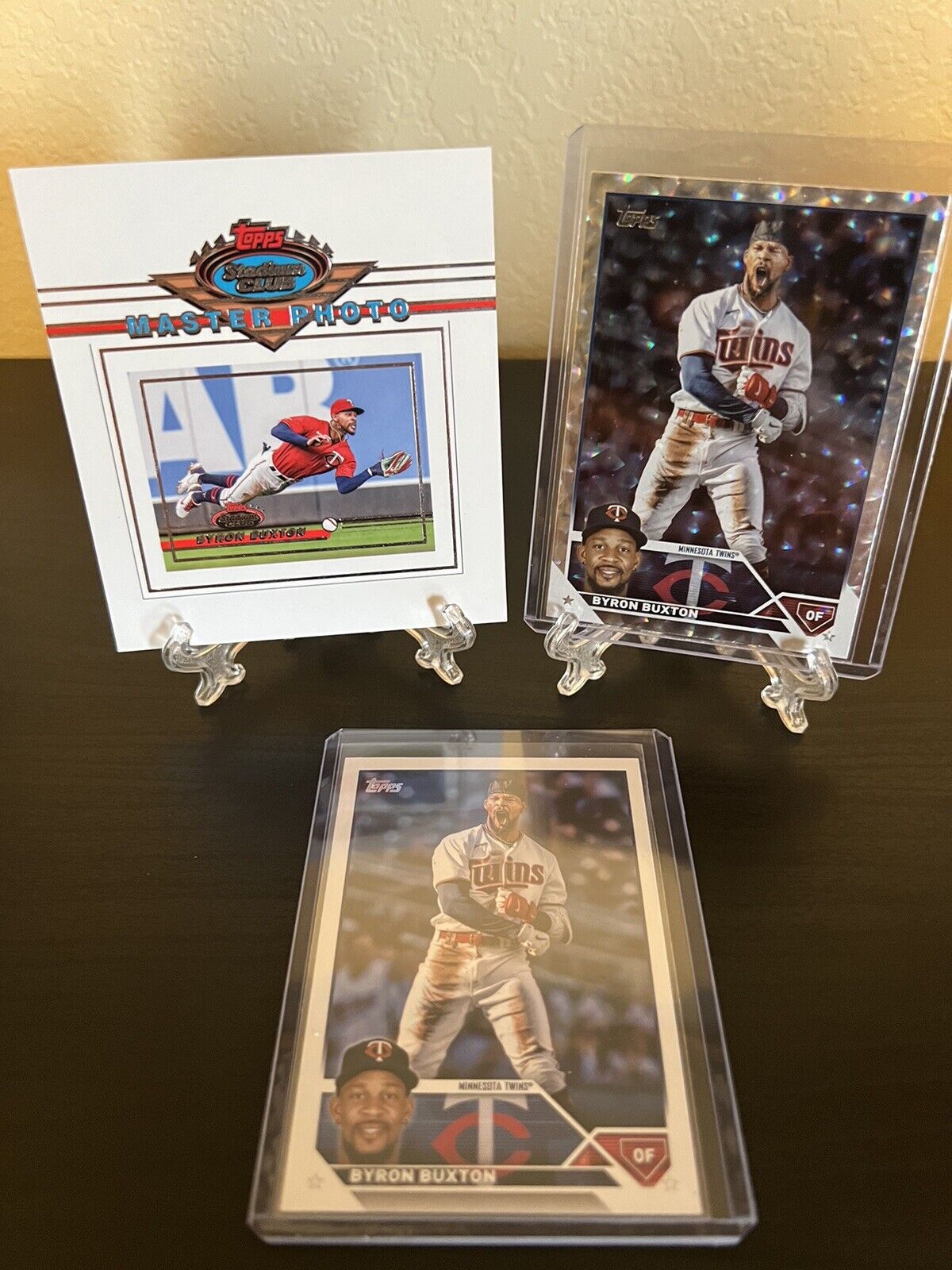 2023 Topps Series 1 - Byron Buxton #25 Collectors Silver Foil MASTER PHOTO LOT🔥