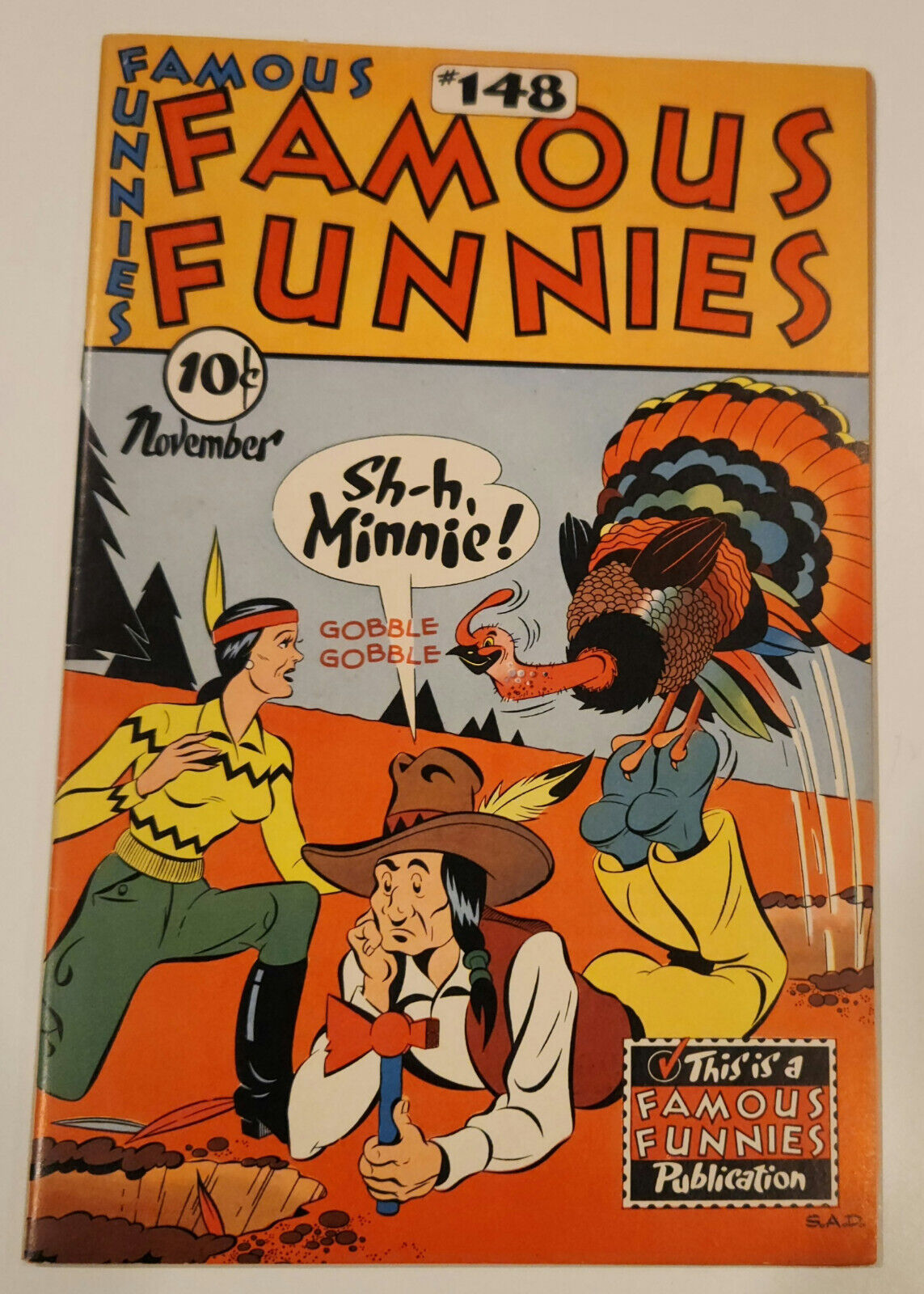 FAMOUS FUNNIES 148 NMINT 9.4 CGC IT VINTAGE COMIC BOOK NOVEMBER 1946 BUCK ROGERS