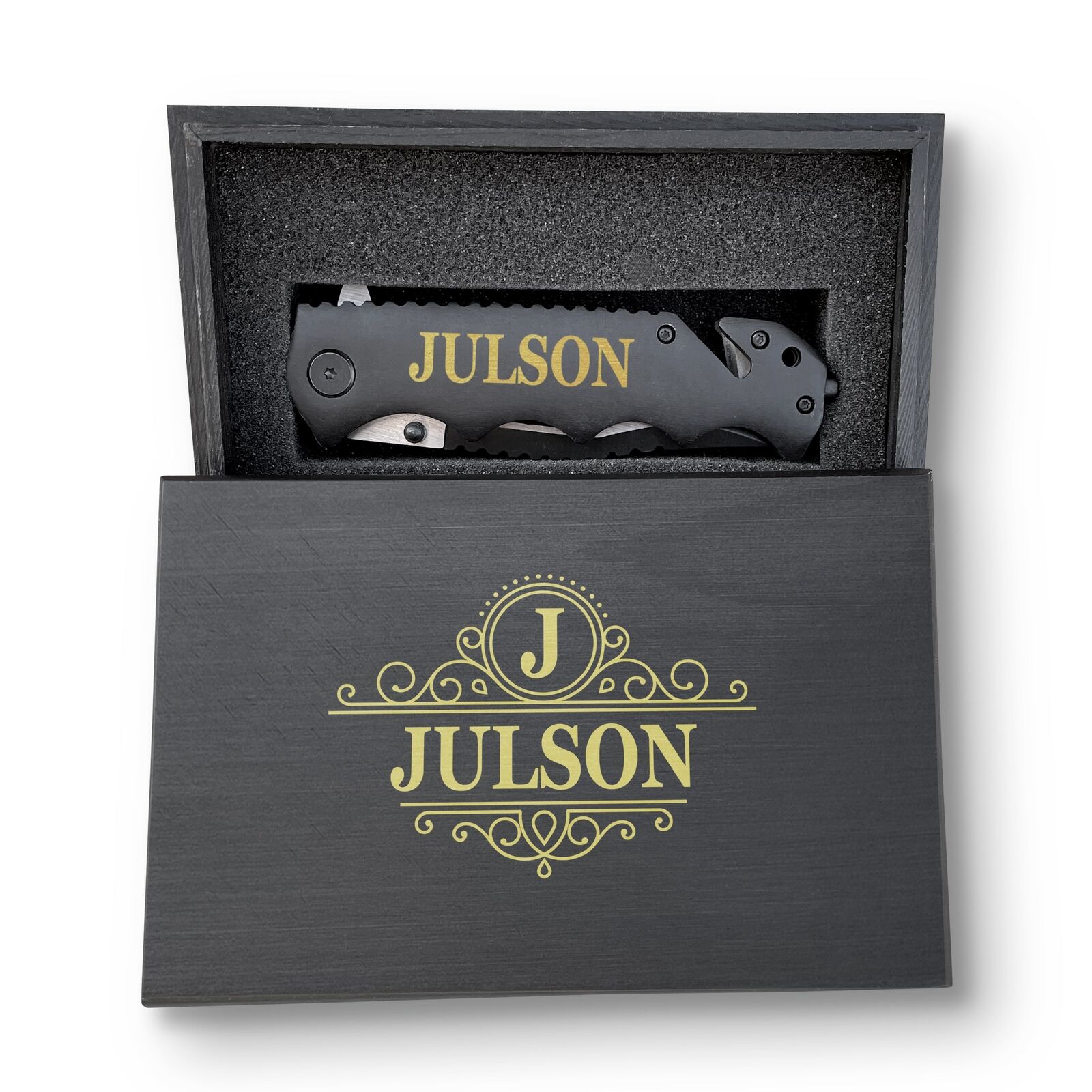 Julson Pocket Safety Knife with Box, Premium Foldable Customized Knife For Safet