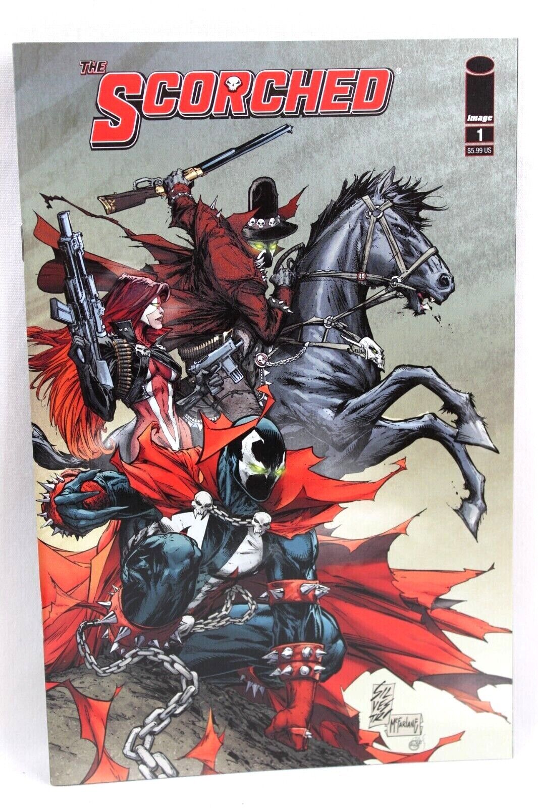 Spawn's The Scorched #1 Marc Silvestri Cover F Variant 2021 Image Comics VF