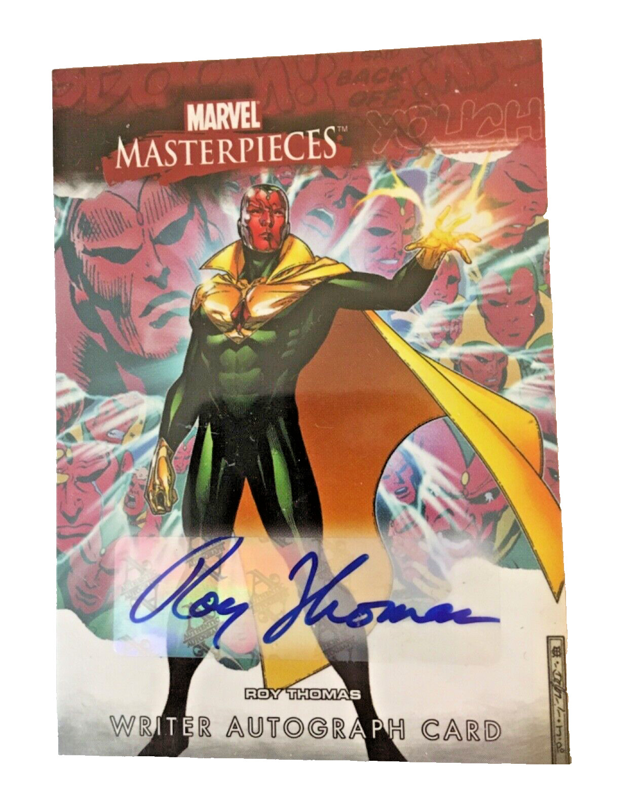 ROY THOMAS 2008 UD Marvel Masterpieces Auto Card RT Signed