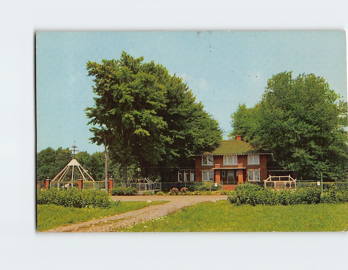 Postcard Home of Jack Miner Kingsville Ohio USA